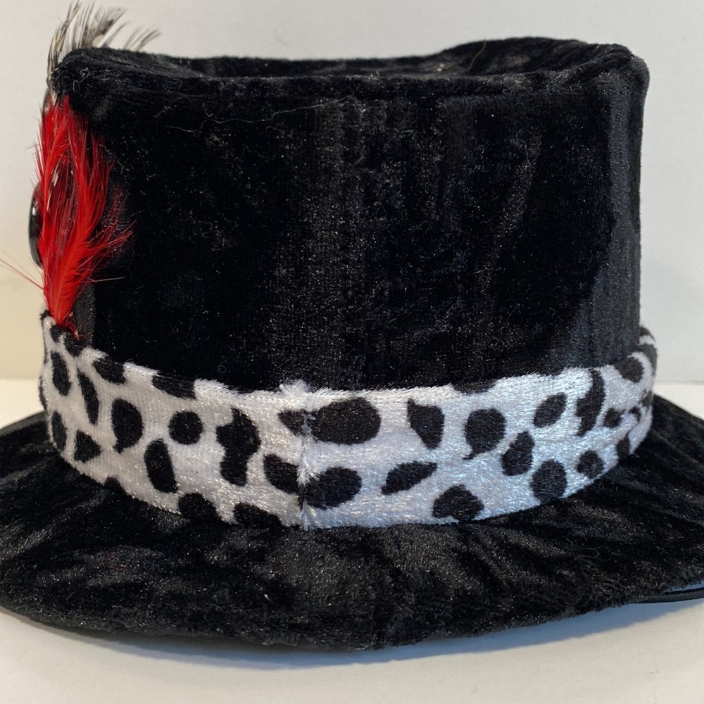 CRUELLA DE VIL MINI TOP HAT DISNEY PARKS - Picture 7 of 16
